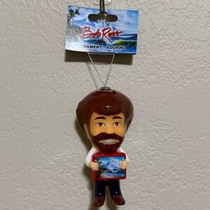 Bob Ross Decoupage Collectible Christmas Ornament